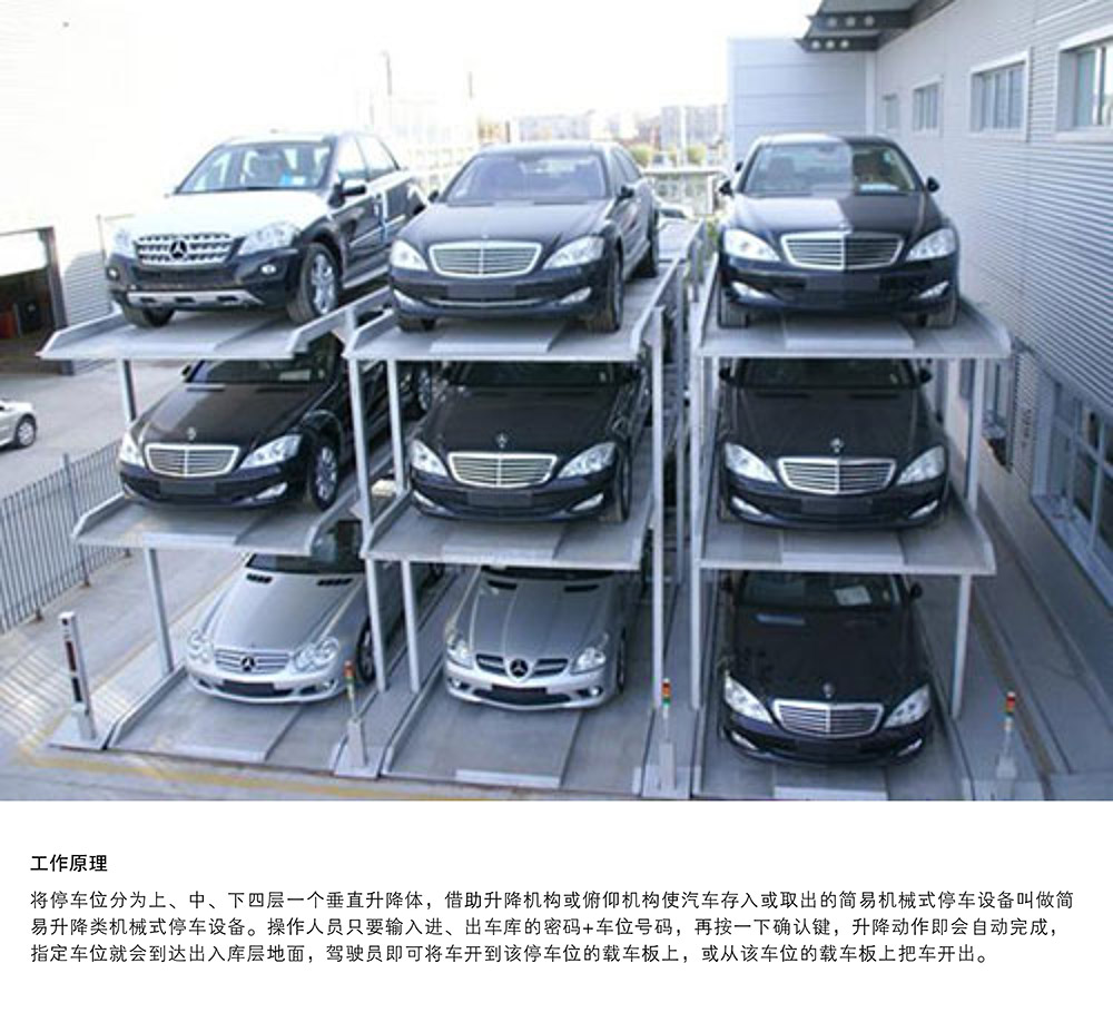 甘肅蘭州PJS4D3四層地坑簡(jiǎn)易升降停車設(shè)備工作原理.jpg