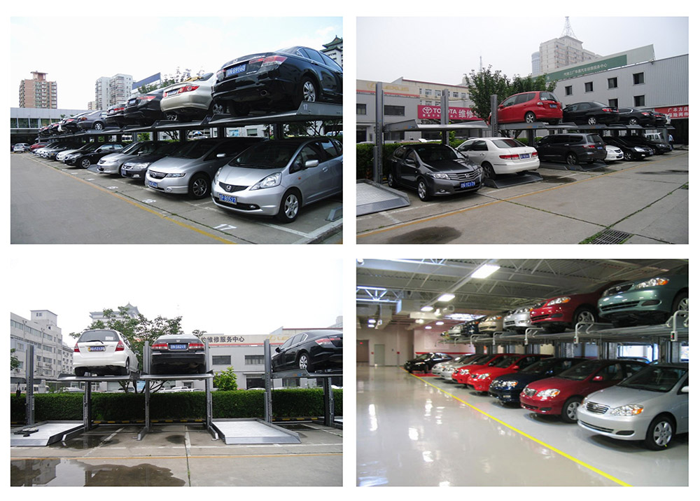 甘肅蘭州倍萊兩柱簡易升降立體車庫設(shè)備安裝案例.jpg